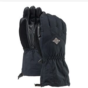 BURTON BLACK PROFILE SKI SNOW WINTER GLOVES KIDS SIZE LARGE